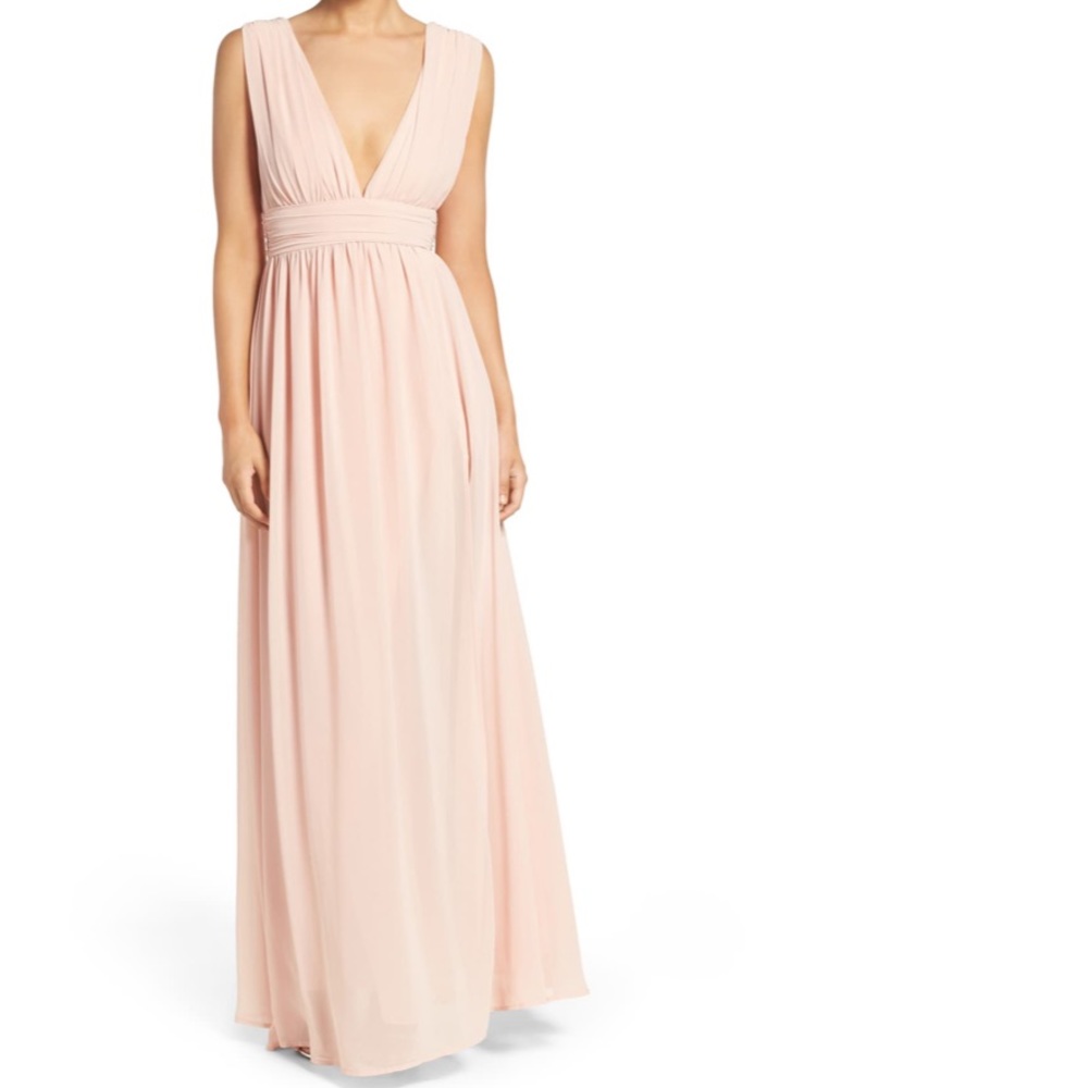 Lulu Heavenly Hues Blush Maxi Dress